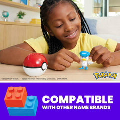 Mega Brands Quaxly assembly in motion encourages dynamic posing and display.