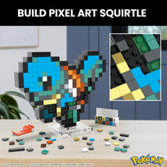 Squirtle wall-mount notch enables space-saving wall display.