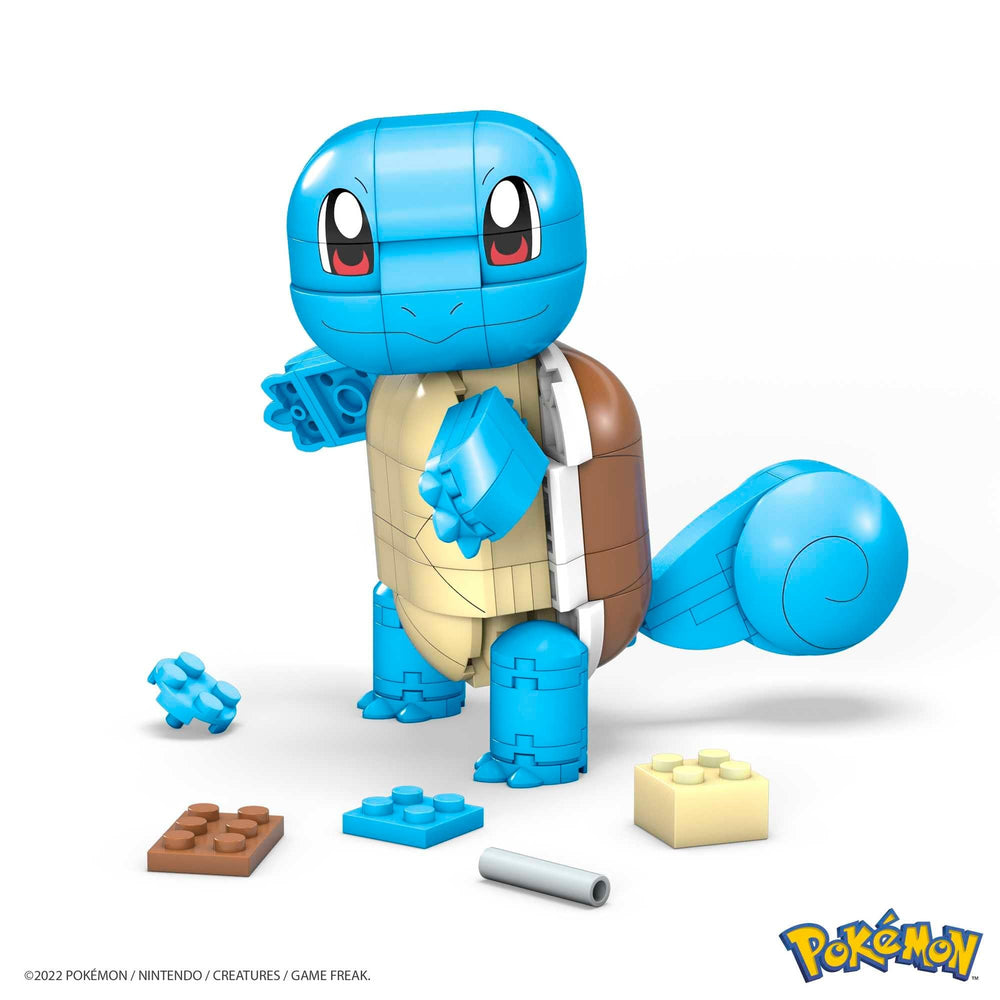 Mega Brands Squirtle water-type battle details enhance authentic display