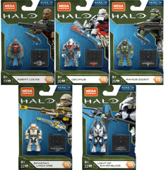 Mega Construx Halo Agent Locke figure with detailed armor for display and play.