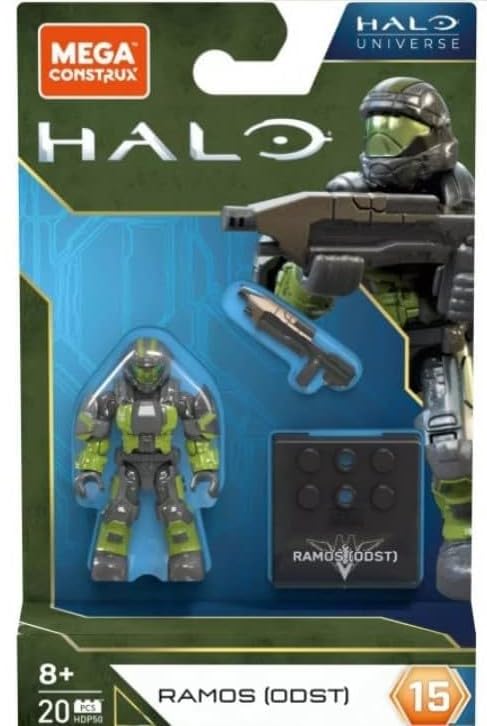Mega Construx Halo Decimus figure ready for build-and-battle storytelling.