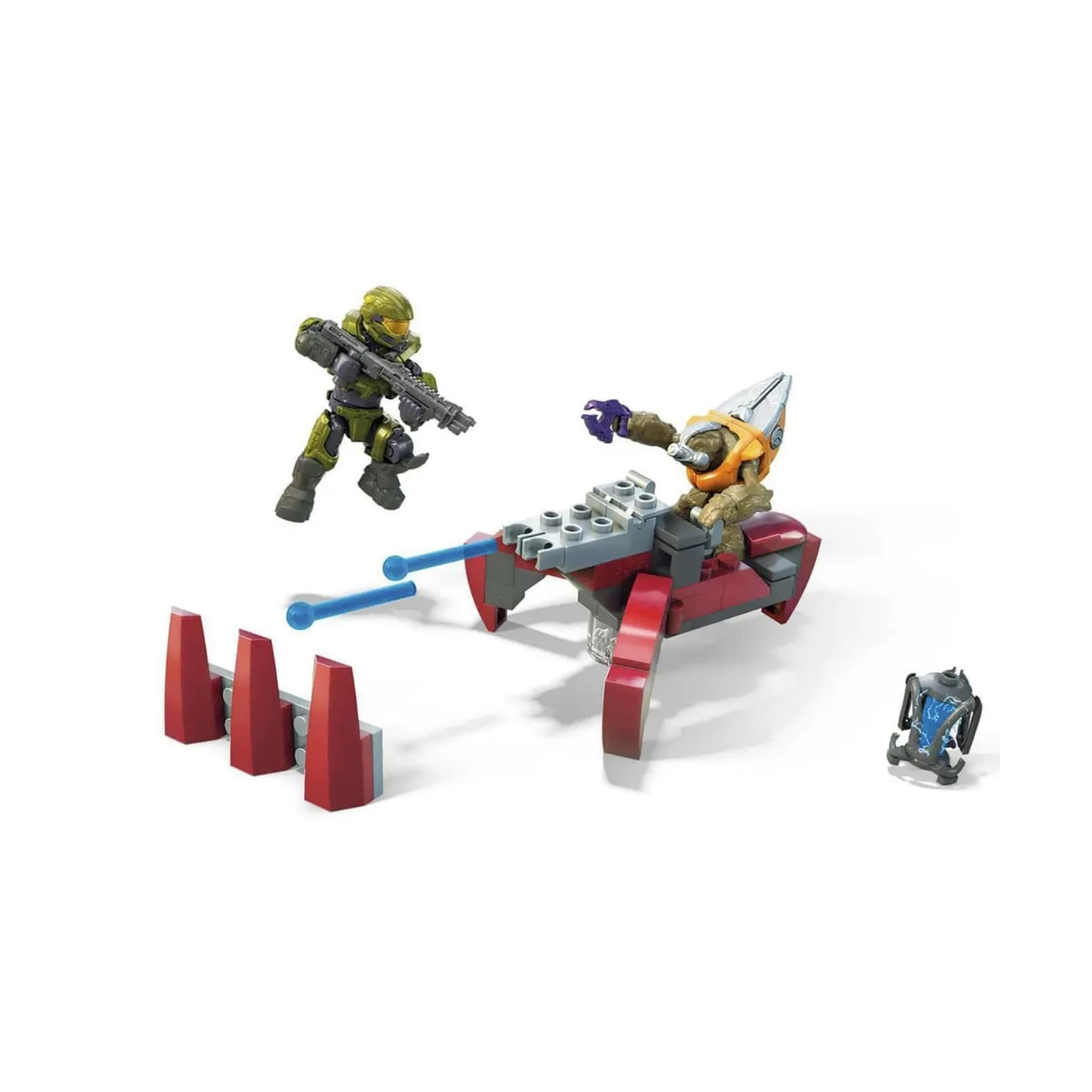 Mega Construx Halo Infinite Turret Takedown bundle for immersive battles.