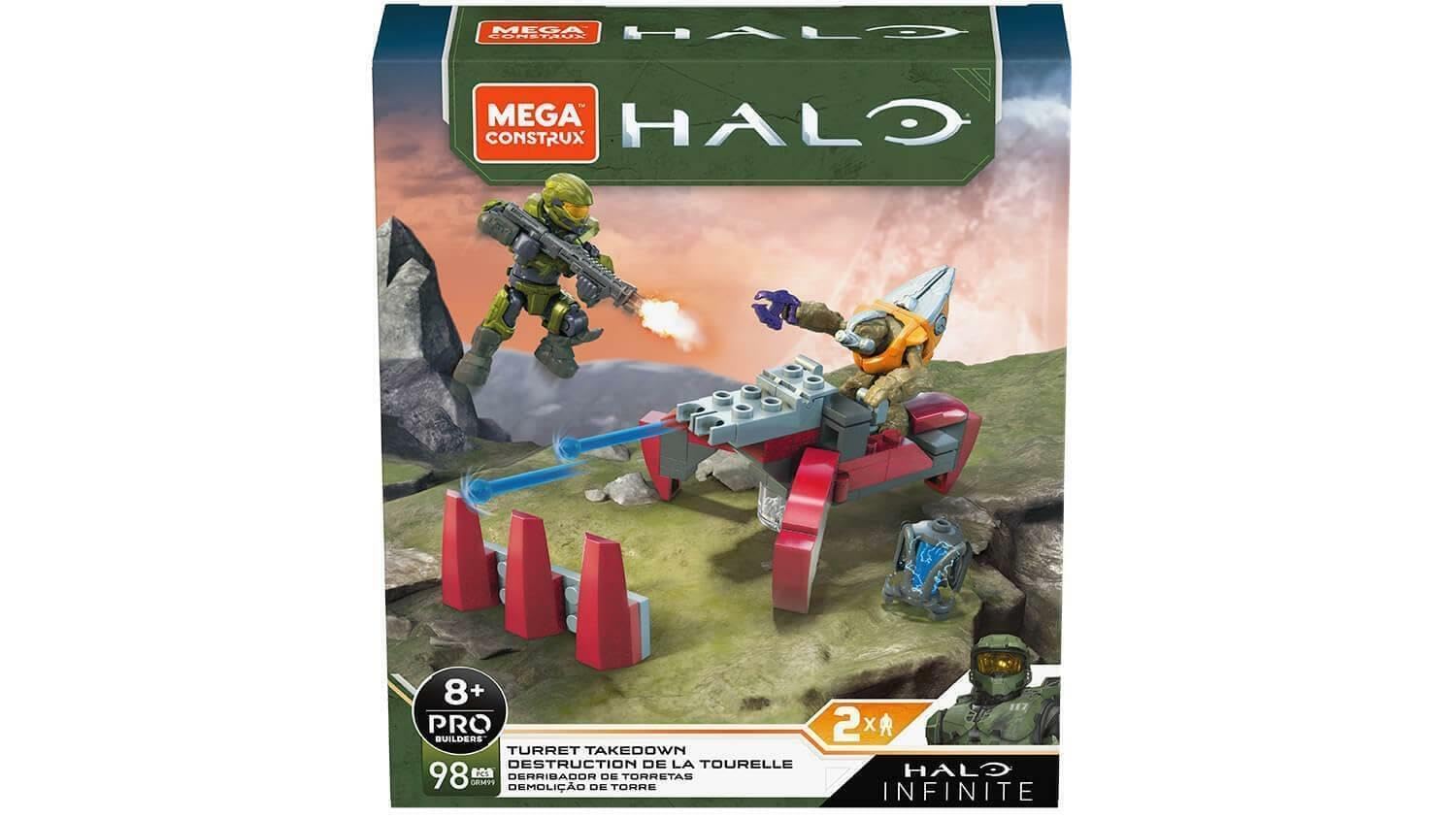 Includes two Halo Infinite figures for dynamic, action-packed play.