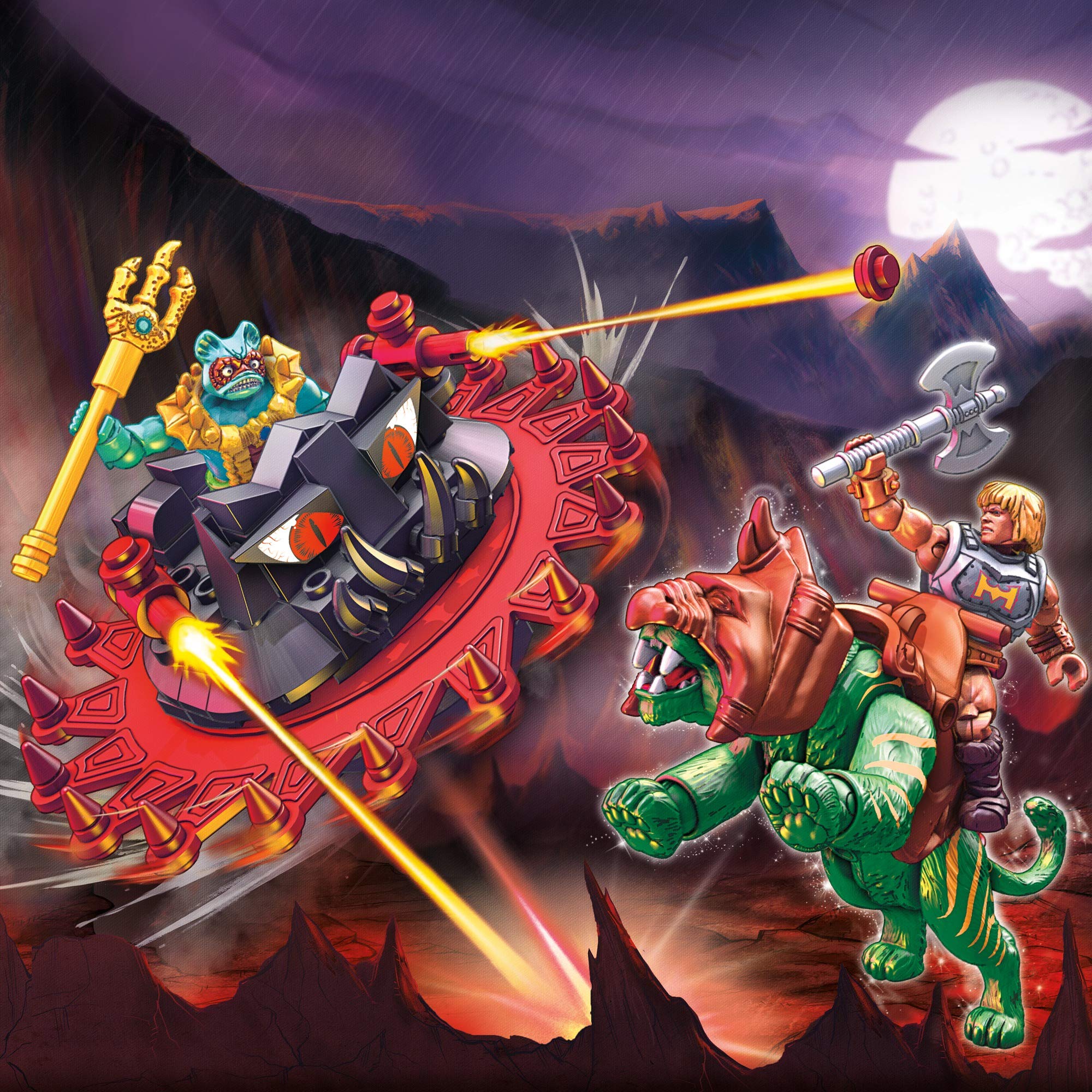  Mega Construx Mer-Man figure enables dramatic posing