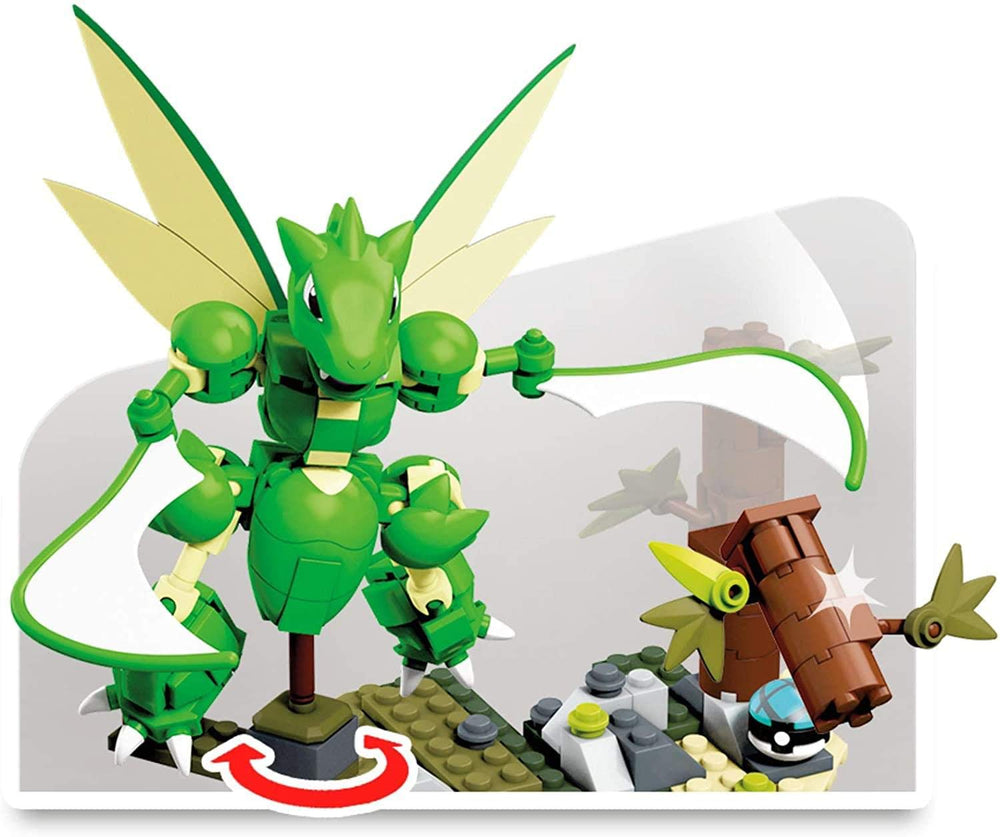 Mega Construx hand activated battle moves for action sequences.