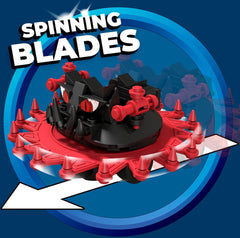 Mega Construx Roton spinning blades capturing dynamic motion