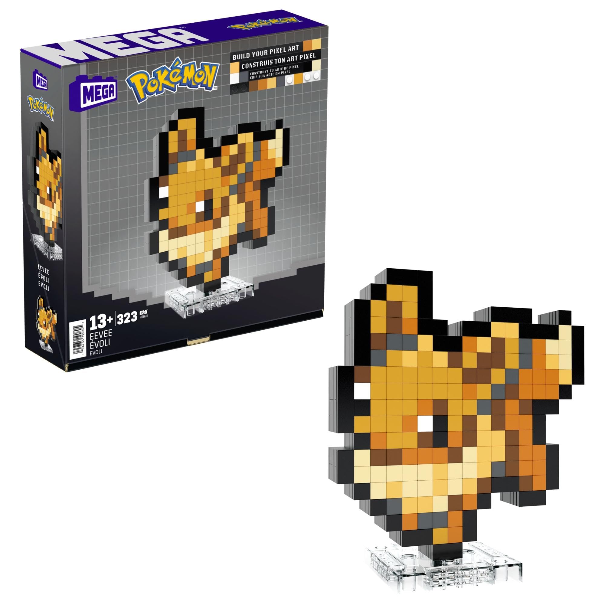 Mega Eevee pixel-art build for stylish desk display