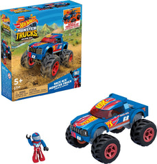 Mega Brands MEGA Hot Wheels Race Ace monster truck front view for imaginative play