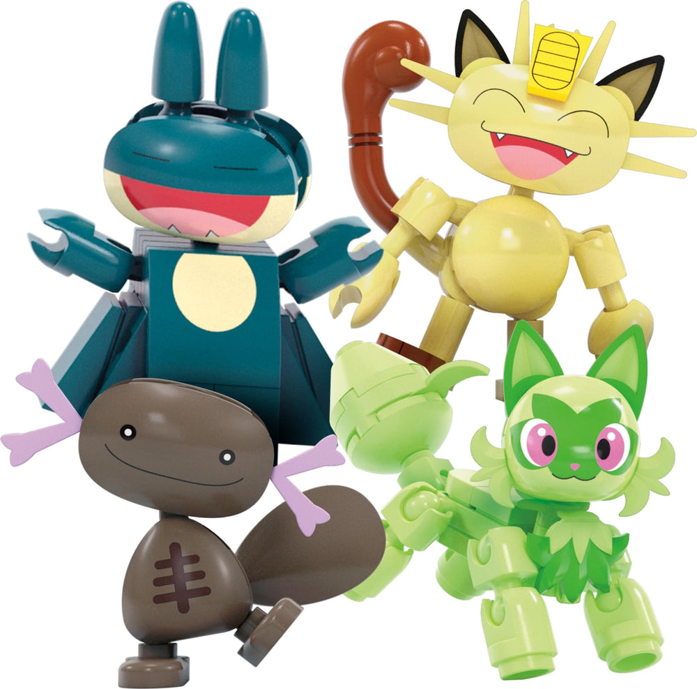 Mega Pokemon Munchlax figure fuels friendly team-building play.