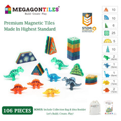 MEGAGONTILES stegosaurus figurines spark engaging prehistoric stories.