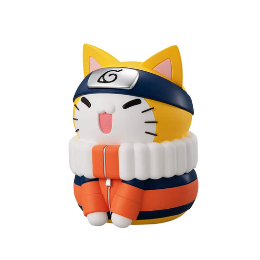 Megahouse Naruto Nyanto figure side view, showcases detailed styling.