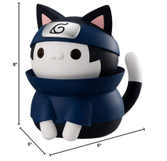 Megahouse Naruto Nyanto Sasuke figure with vibrant pose for collection.