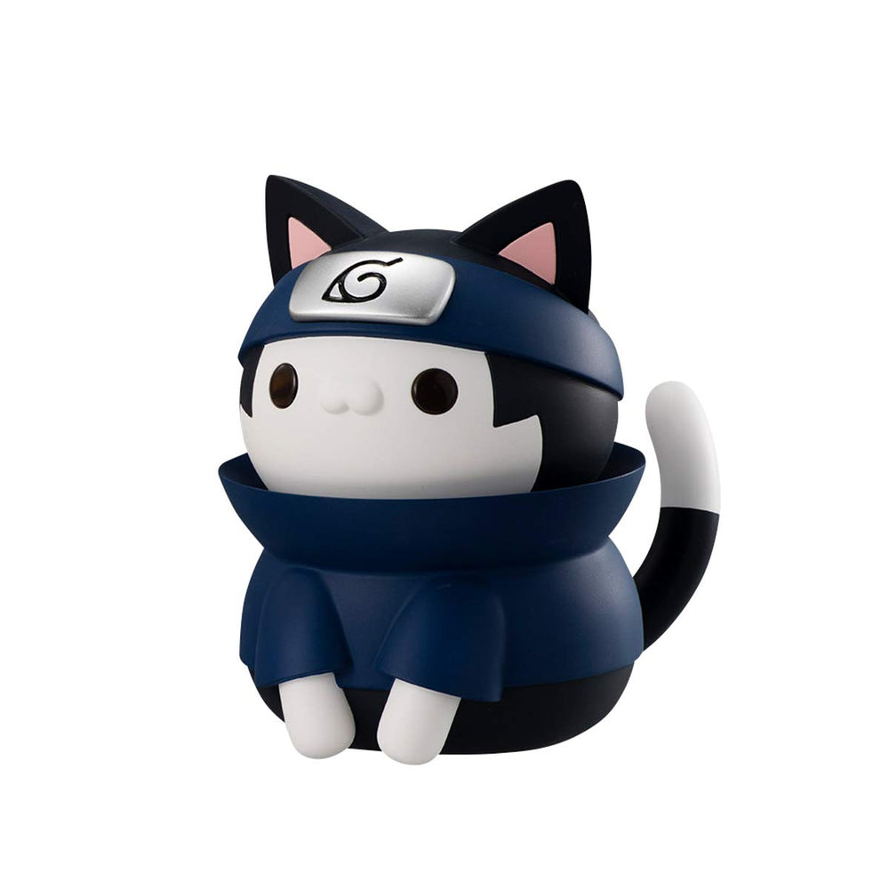 Megahouse Naruto Nyanto Sasuke figure back view shows detailed painting.