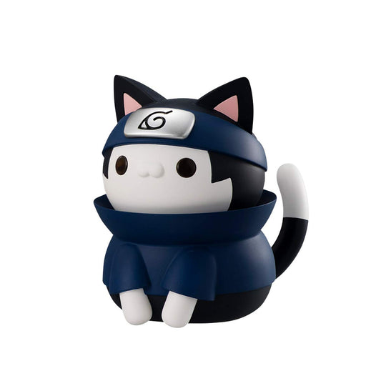 Megahouse Naruto Nyanto Sasuke figure back view shows detailed painting.