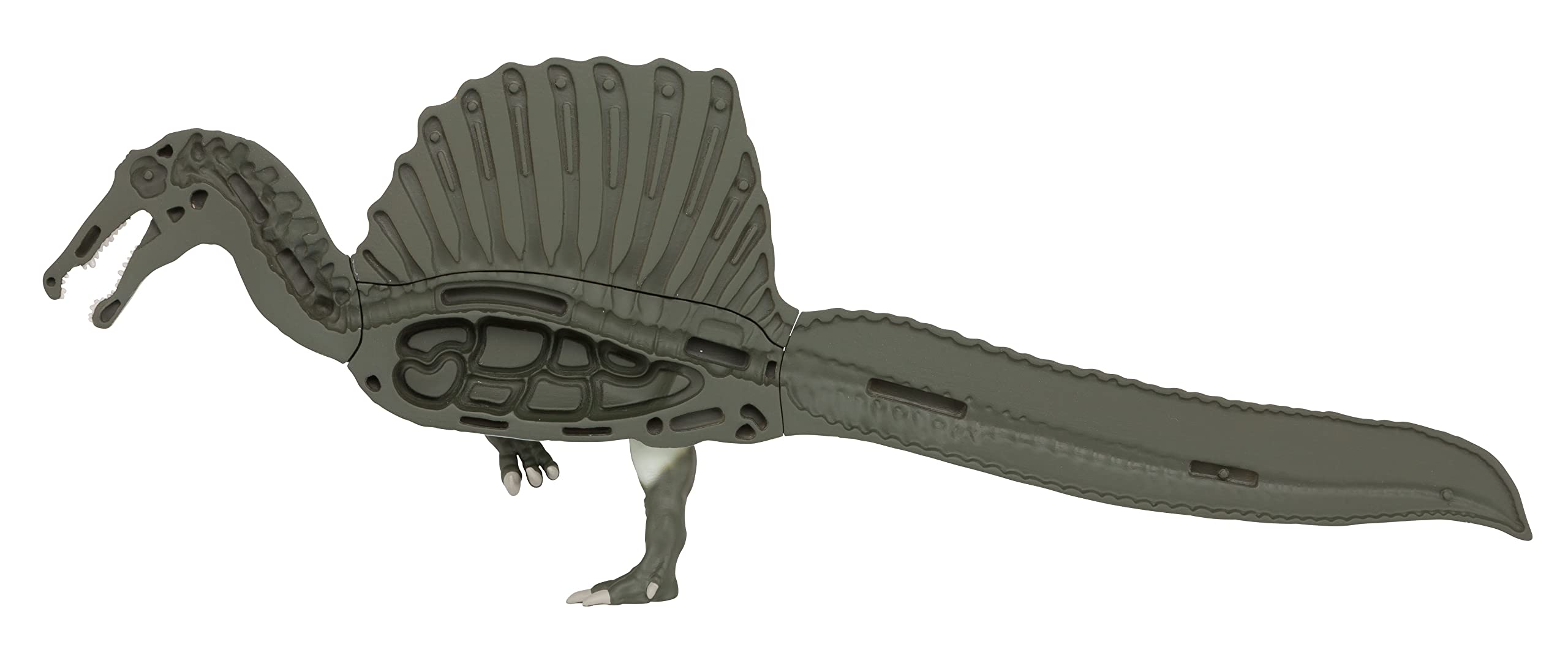 Megahouse Spinosaurus box art showcases a dramatic prehistoric scene.