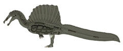 Megahouse Spinosaurus box art showcases a dramatic prehistoric scene.