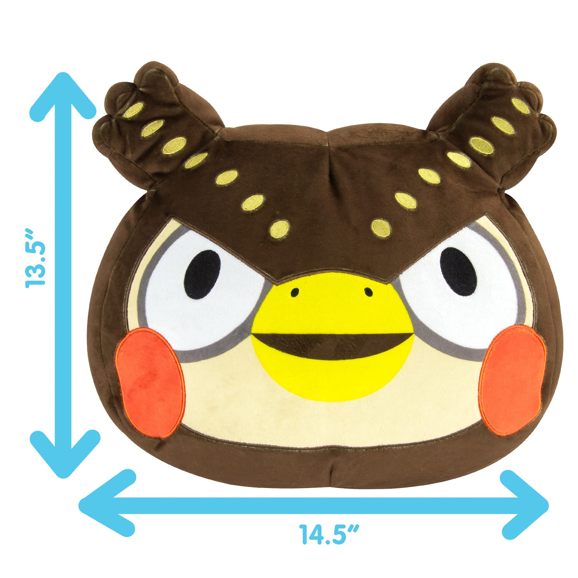 Megasketcher Club Mocchi Mocchi Blathers plush—great gift for gamers and collectors