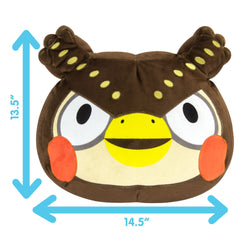 Megasketcher Club Mocchi Mocchi Blathers plush—great gift for gamers and collectors