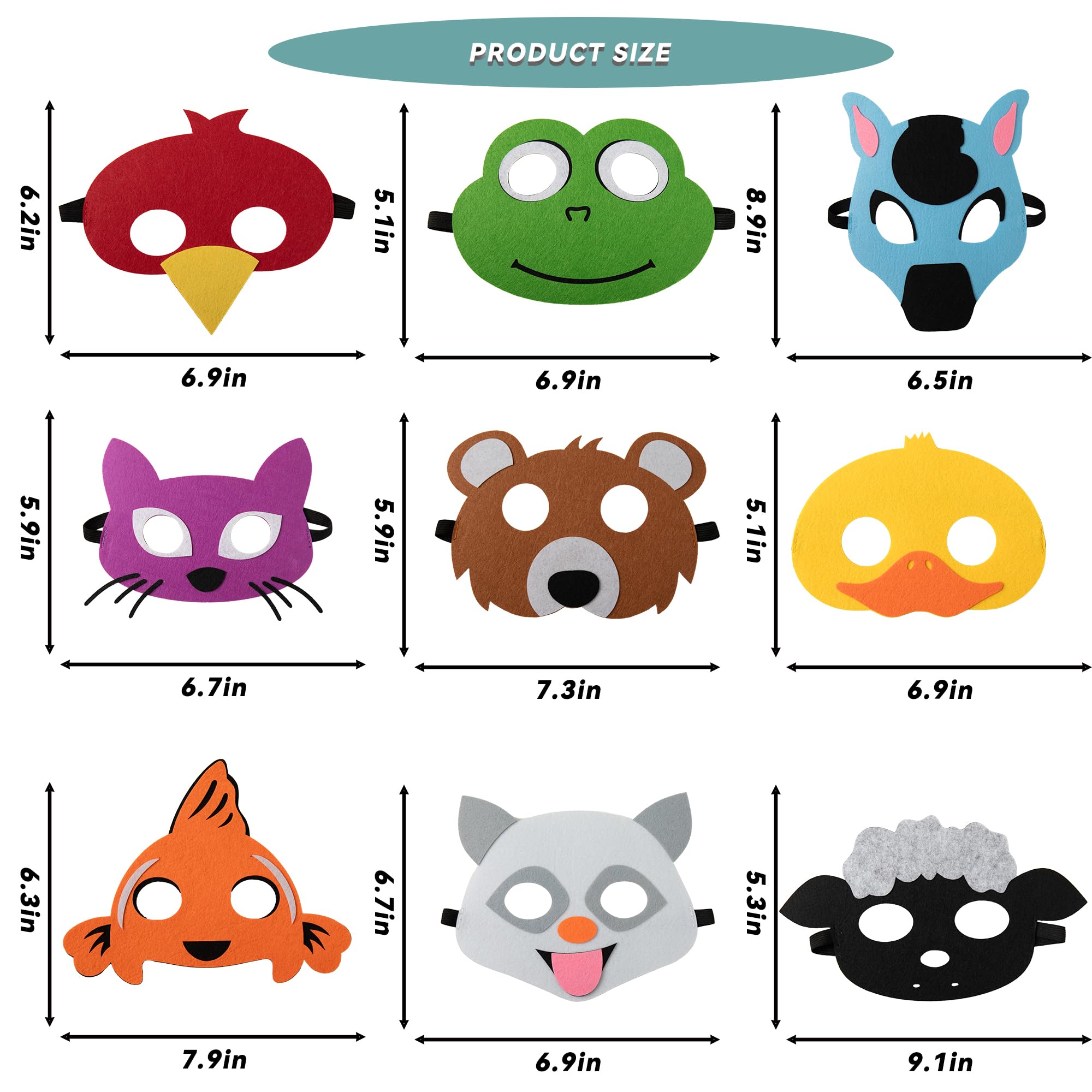 MegeFul white dog mask; kid-friendly mask for storytime