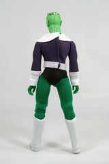 Mego Brainiac 50th anniversary accessories shown with retro costume details.