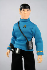 Mego Star Trek Spock 8-inch figure standing for shelf display.