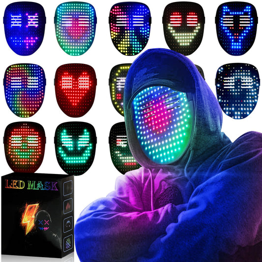 MEGOO Led Mask gesture sensing enables hands-free control for dynamic performances