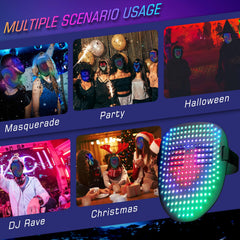 MEGOO Led Mask non-toxic construction minimizes eye strain and fatigue