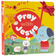 Mehmeh Pray with Jesus book cover with toddler friendly design for easy prayer