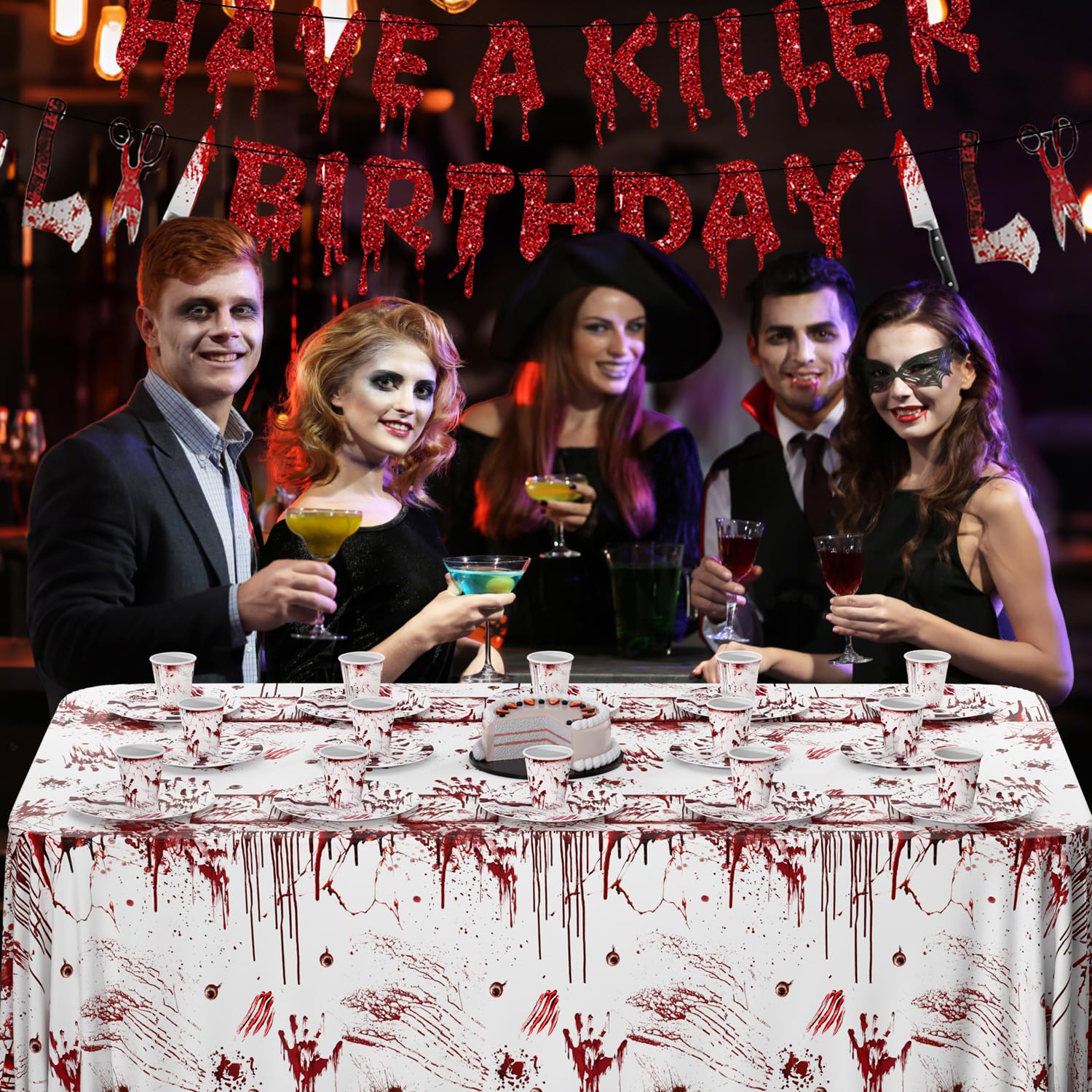 MEHOFOND horror killer cups for easy, spooky beverages