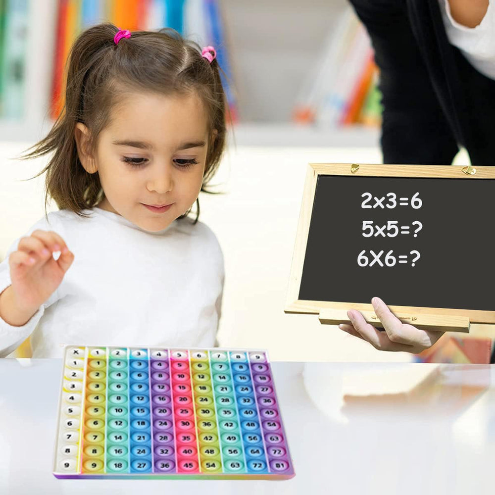 MEIBK color-coded multiplication board highlights patterns for faster recall.