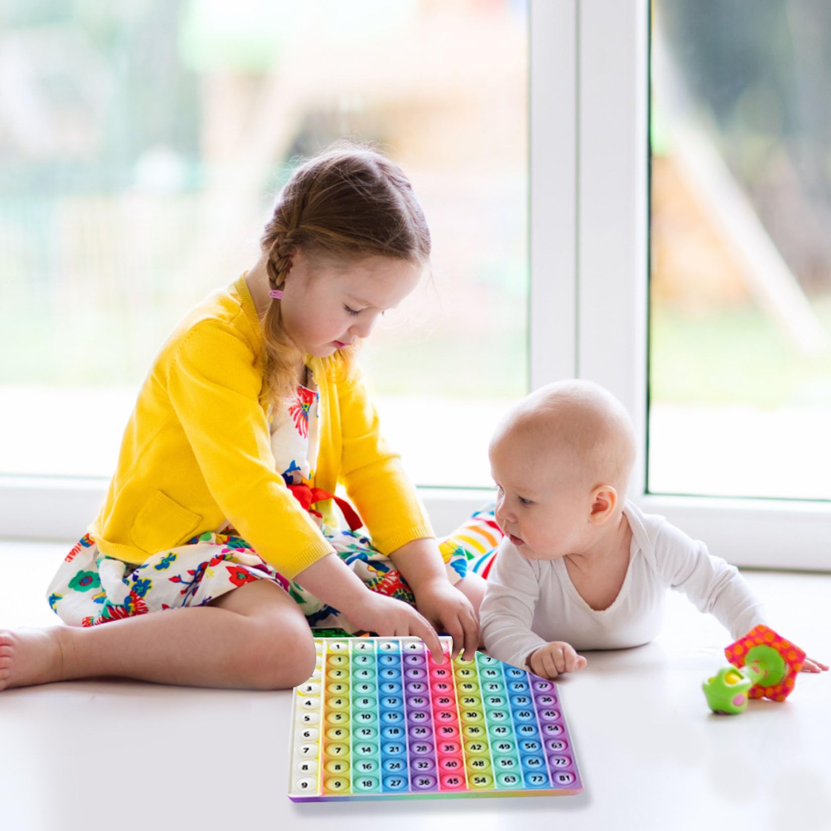 MEIBK complete 1x1 to 9x9 table shown in an easy layout.