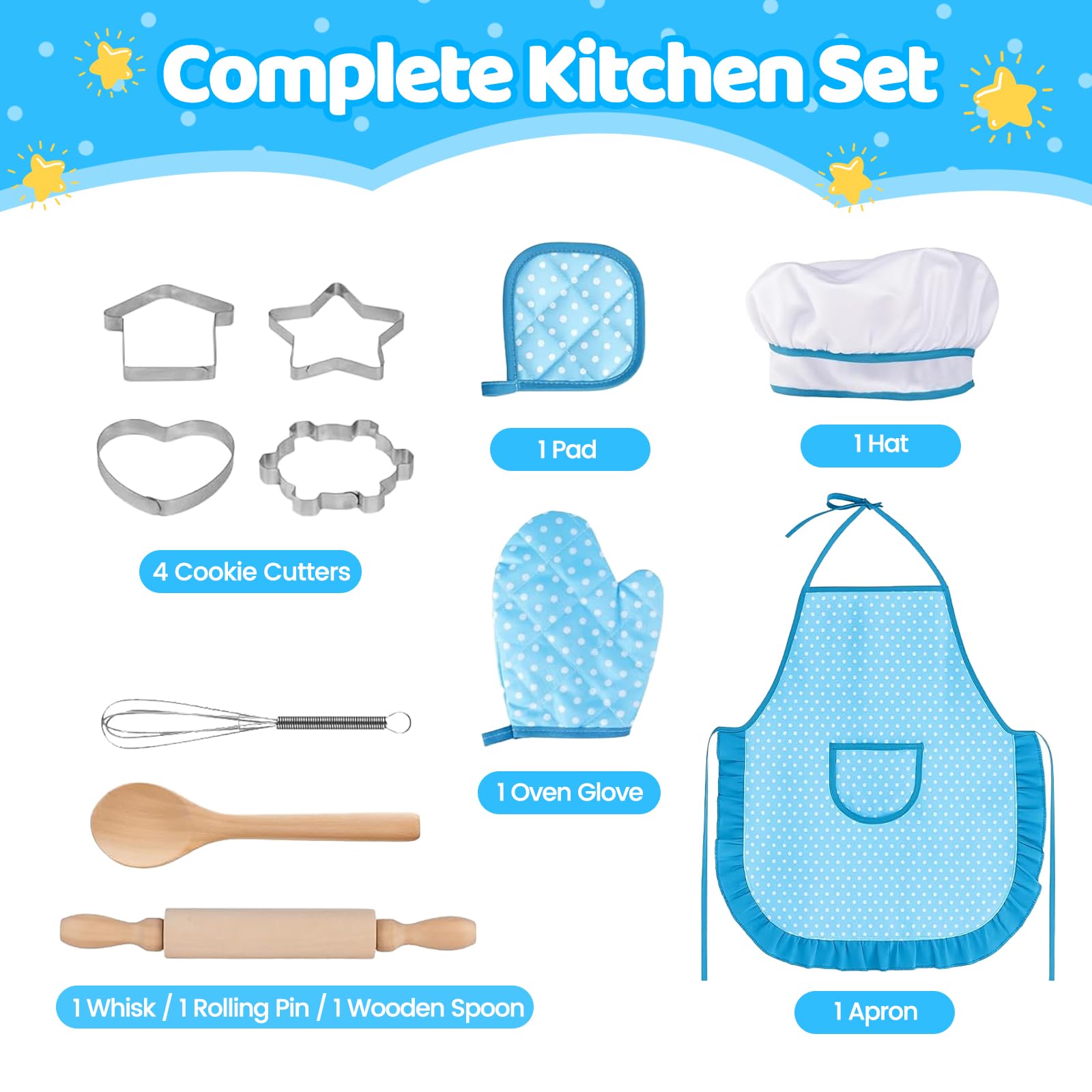MEIDAYAI wooden spoon enhances realistic chef demonstrations.