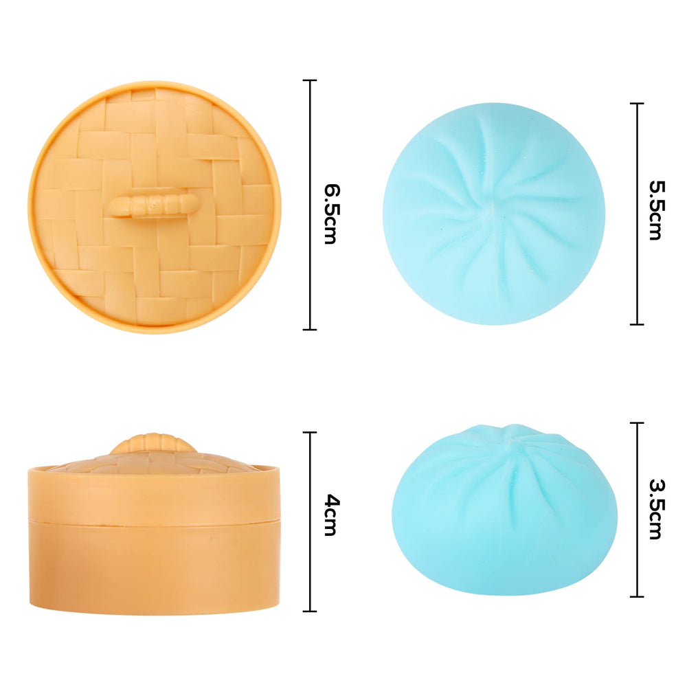 Meiest mini steamer with dumplings, desk-friendly sensory accessory.