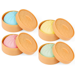 Meiest dumpling stress ball yellow, ideal fidget for focus and calm.