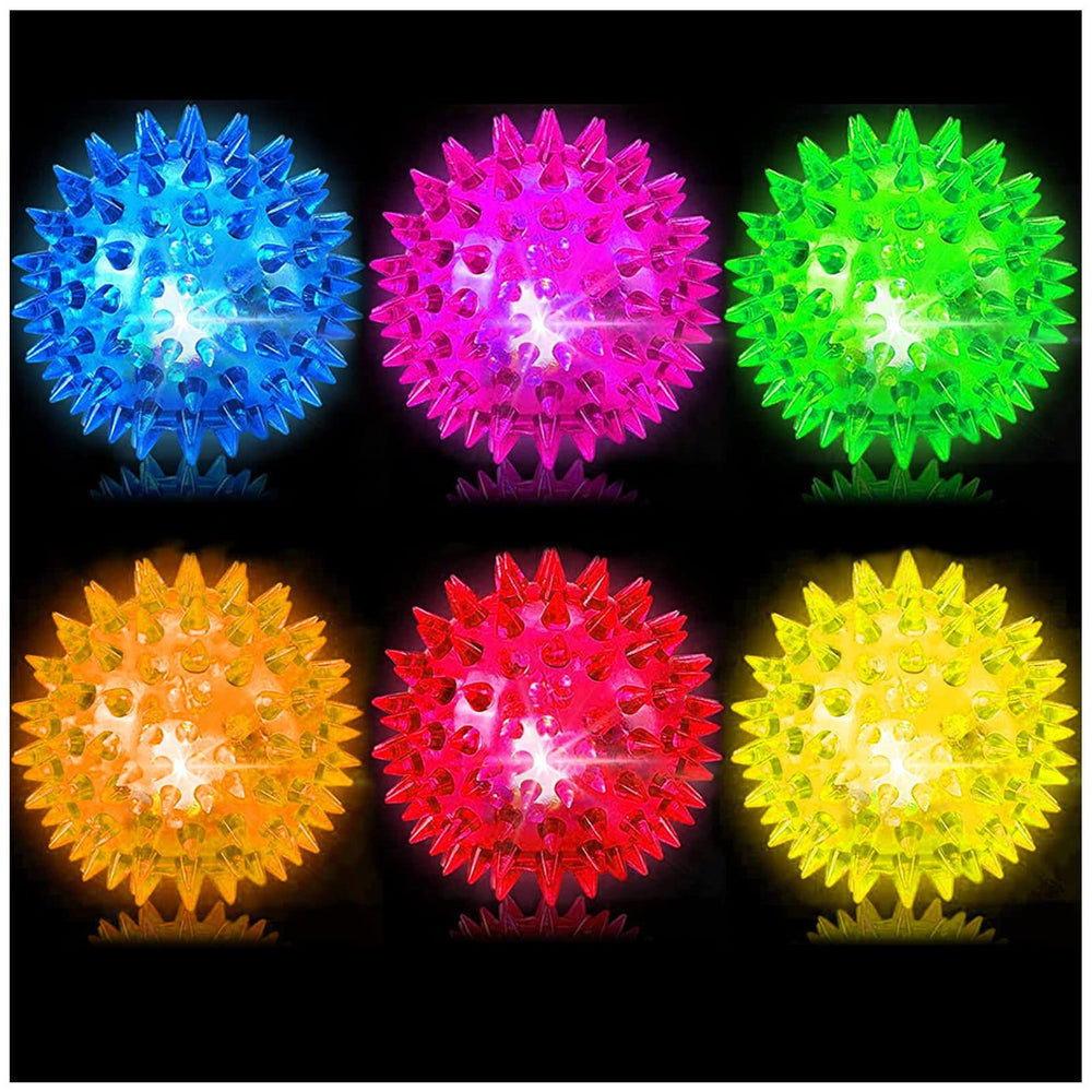 Meijoy light up ball in orange glow, tactile stimulation for calm play