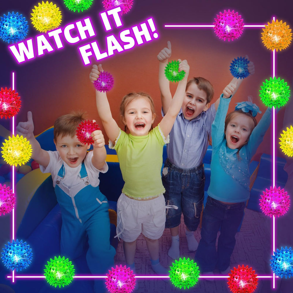 Meijoy six-pack glow balls for group play and gifting
