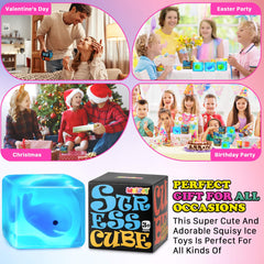 Meijoy Stress Cube size 5.5 cm is easy to grip and portable