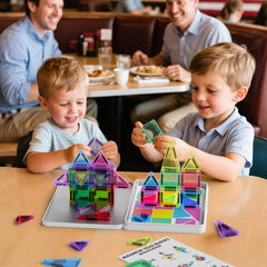 MEIQ isosceles triangles helping kids explore geometry through hands-on play.