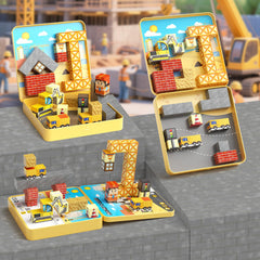 MEIQ portable construction toy is a great gift for toddlers and siblings.