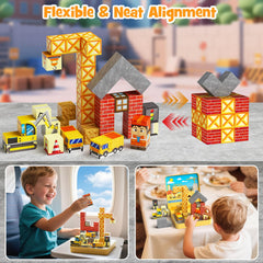 MEIQ safe durable blocks with smooth edges for little hands during building sessions.