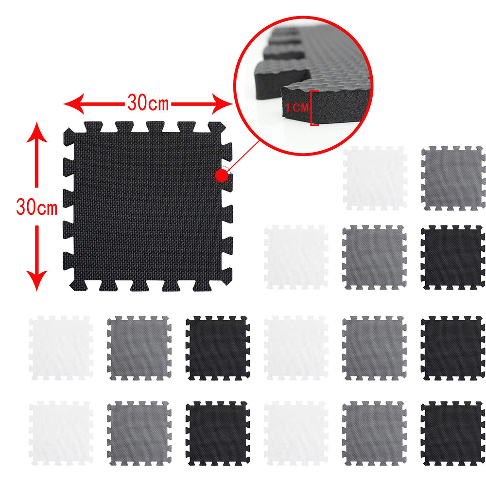 Meiqicool play mat stripe pattern setup for versatile room layouts