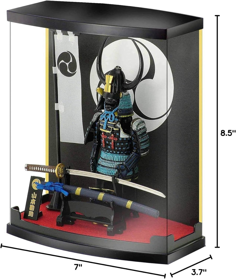 Meister Japan samurai figure emphasizes strong-willed personality on display.
