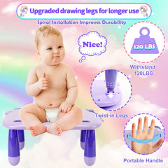 MEJCFARI portable toddler toy with tethered magnetic pen simplifies use