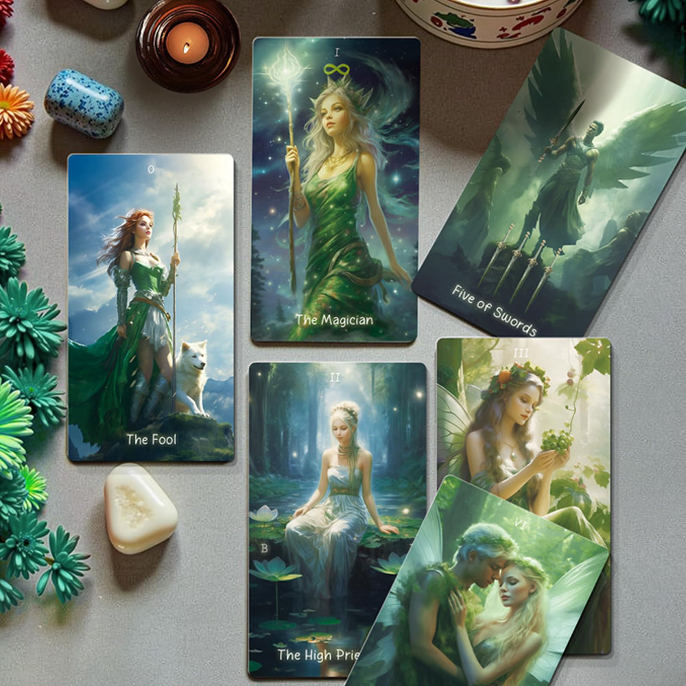 Mekasthos Elf Tarot inlay or storage tray for neat organization.