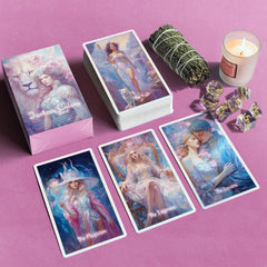 Mekasthos deck beside guidebook for portable practice.