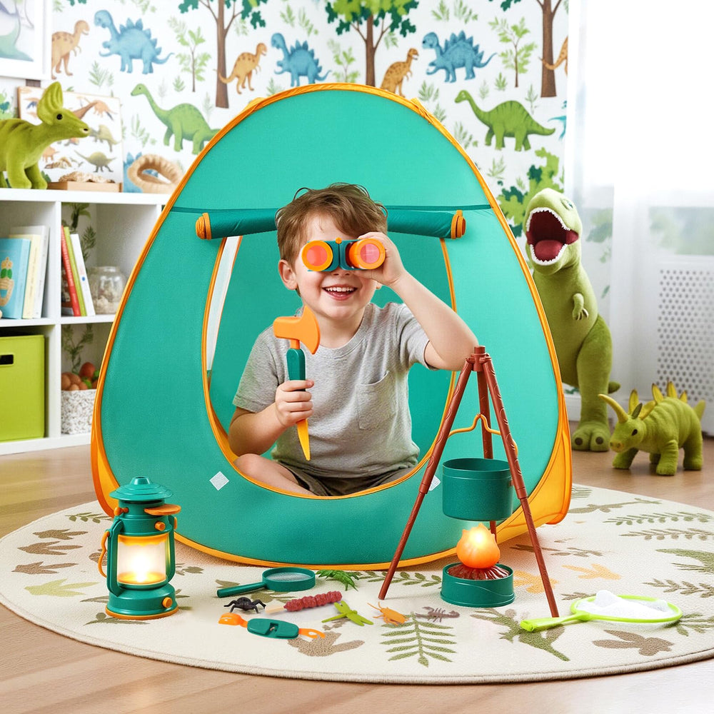 Meland pretend-food set fuels imaginative campsite meals