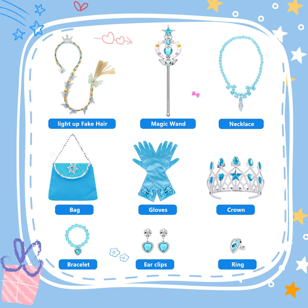 Meland complete accessories set enhances dress-up for storytelling and imaginative play.