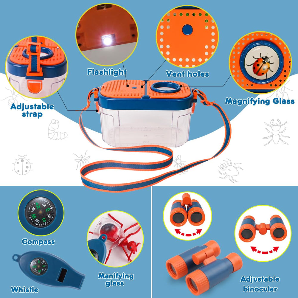 Meland binoculars to spark distant exploration during family outings.