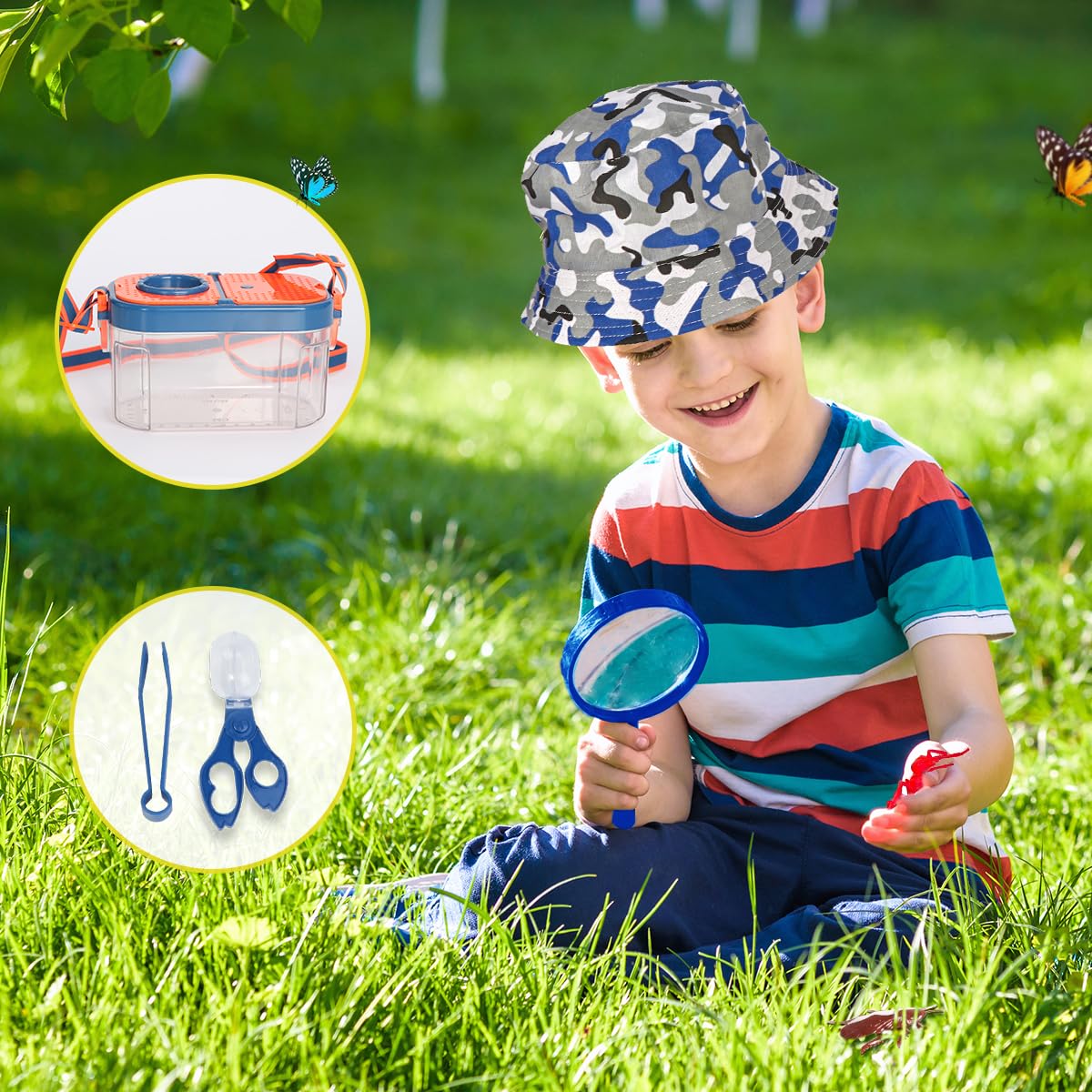 Meland camping stove with realistic sounds for pretend meals.