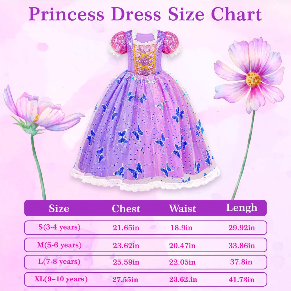 Included braid accessory set to enhance the princess ensemble